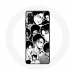 Coque Samsung Galaxy A41 Attaque des Titans Manga Levi Ackerman
