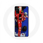 Coque pour Oppo A16 Formule 1 Fernando Alonso Pilote automobile F1 Rouge