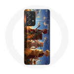 Coque pour Samsung Galaxy A33 5G Tanjiro Inosuke et Zenitsu Demon Slayer Kimetsu no Yaiba Anime Manga