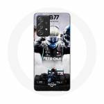 Coque Samsung Galaxy A33 5G Formule 1 Valtteri Bottas pilote de course F1 Noir