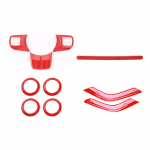 Armatuurlaua keskjuhtimine rooliratta &otilde;hukonditsioneeri ventilatsiooniavad Sisustus Jeep Wrangler JK 2011-2017 2-ukseliste autode autotarvikud must