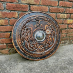 Viking Shield, Keldi rist, Vikingi seinakaunistus, puidust seinakunst, K&auml;sitsi valmistatud kodukaunistus, Isadep&auml;eva kingitus talle, K&auml;sitsi valmistatud kingitus, seinavaibad