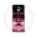 &Uuml;mbris Samsung Galaxy J6 2018 Tapeet Diamante Blackpink Kpop Logo Rose - Maniacase