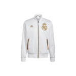 Adidas Real Madrid Jalgpalli Bomberjakk Tiigriaasta Logoga Meeste &Uuml;ler&otilde;ivad Valge HA2530 M