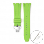 Fluoro kummist rihm Audemars Piguet Royal Oak 15400 15500 26331 Butterfly Pandlaga Meeste Pehme FKM Vahetage kellarihm AP jaoks 26mm 26mm