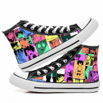 Uus anime My Hero Academia Cosplay Casual Graffiti High Help Canvas Kingad Cos Hip Hop &otilde;pilaskingad 43