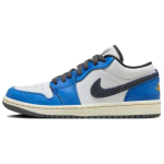 Air Jordan 1 Low SE Flight Vintage Naiste Tossud Sinine Summit-Valge Raudhall FV8439-104 36