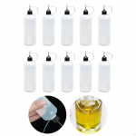 10 Pieces Precision Tip Bottles Pin Squeeze Easy to Fill Liquid Dropper for 15ml