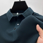 Suvine uus meeste l&uuml;hikeste varrukatega T-s&auml;rk Lahe ja hingav POLO s&auml;rk Business Casual higi neelav top XL 65-75kg sinine