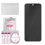 apgo Privacy Matte Hybrid protective glass compatible with Wiko T50, flexible nano glass, great replacement for tempered glass, scratch-resistant, ful