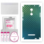 apgo Protective Skin Sticker for the back+sides compatible with Xiaomi Redmi Note 3 Note 3 Pro, Full Wrap Film, Foil, Vinyl - Pattern Carbon Chameleon