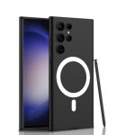 &Uuml;li&otilde;huke magnetkaas Samsung Galaxy S23 Ultra Plus 5G &uuml;mbrisele koos pliiatsikaamera kaitsega p&otilde;rutuskindel telefoni&uuml;mbris Coque Funda For S23 Ultra