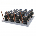 24tk Military Building Doll Troop Square Scene Lastele m&otilde;eldud m&auml;nguasjade komplekt