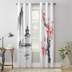 Jaapan Traditsiooniline Jaapani Maal Akna kardinad Elutuppa Magamistuppa Luksuslik Kaasaegne K&ouml;&ouml;gi kardinad Kangast kardinad 135W x 60H(cm) x1