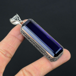 Tansaniidist v&auml;&auml;riskivist ripats Solid 925 Sterling h&otilde;be ripats, kingitus unisex LG-068 jaoks