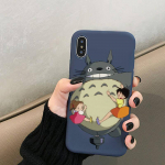 Armas Totoro Ghibli Miyazaki Anime telefoni&uuml;mbris iPhone 12 mini 11 Pro XS MAX X XR 7 8 6 Plus Candy V&auml;rv sinine Pehme Silikoon iphone X or XS