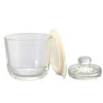HARIO Glass Overnight Pickler S Pickle Container Multi White GTK-S-OW white