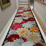 Luksuslikud koridori pikad vaibad jooksjale Esik Sinine kuldne žakaarmatt elutuba hotelli trepimatt libisemiskindel koduk&ouml;&ouml;gi vaip 60x200cm 23.6x78.7in