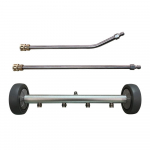 16-tolline survepesuri p&otilde;hjaaluse puhasti, p&otilde;hjaaluse pihusti 4 d&uuml;&uuml;siga, 4000 PSI auto tumehall v&auml;rv