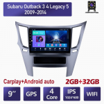 Android autoraadio Subaru Outback 3 4 Legacy 5 2009-2016 jaoks Multimeediam&auml;ngija GPS-navigatsioon 2 din stereo 4+64GB 2+32GB