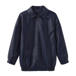 Naiste jakid kunstnahast pikkade varrukatega rev Lukuga lahti jakk S&uuml;giskevadine mootorrattapommitaja Topid Puhkuse vabaajar&otilde;ivad 2XL tumesinine v&auml;rv