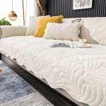 Taimne &scaron;enill, &uuml;hev&auml;rviline diivanikate elutuppa, libisemiskindel diivanir&auml;tik, diivanipadi, L-kujuline nurgadiivanimatt, seljatoe r&auml;tik 30x50cm pillowcase mustjasvalge