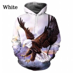 US Eagle graafiline kapuuts Meeste r&otilde;ivad 3D Bald Eagle Printing Pusad Naiste Pulloverid Harajuku Fashion y2k Topid Pusad sviitrid 6XL