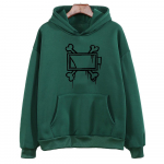 MURDER DRONES Kapuutsid Tr&uuml;kitud pikkade varrukatega pulloverid vabaaja kevad- ja s&uuml;gissviitrid Fliisist t&auml;navar&otilde;ivad kapuutsiga Y2k riided M