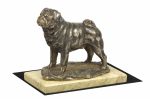 Pug - dog figurine, dog silhouette figurine, trophy for Art-Dog dog show exhibition
