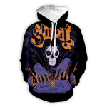 Ghost Band 3D Prinditud Pusad Meeste Naiste Mood T&auml;navar&otilde;ivad Hip Hop Y2k Hoodie Pullovers Vabaaja kapuutsiga dressipluusid Lasteriided XL