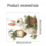 L&otilde;bus-f235 Multikas J&auml;nes Roheline Leht Potis Magamistuba Elutuba &Otilde;ppetuba Taust Maastikukujundus Seinakleebis 35*39CM/fun-f235