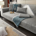 Nordic Light Luksuslikud diivanikatted polster L-kujuline nahast diivanikate Four Seasons universaalne libisemisvastane seljar&auml;tik elutuppa 70x70cm 1pcs