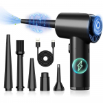 TISHRIC Air Duster &otilde;hupuhur arvuti klaviatuuri auto puhastamiseks 68W 51000 RPM tolmu eemaldamine arvuti puru jaoks auto klaviatuuri puhastuskomplekt China