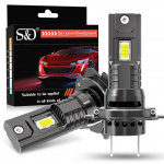 2tk H7 LED esitulede Canbus pirnid mini juhtmevabad 25000LM 80W 6500K CSP auto esilaternale Auto turbolambid Led auto Plug&Play valgus 12V