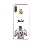 Coque Maniacase pour Samsung Galaxy A70 Kylian Mbappe Real Madrid 9 Hola