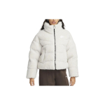 Nike Sportswear Therma-FIT City Series &Uuml;hev&auml;rviline Tikitud Logo Sherpa Seisukrae Jakk Naiste Jakk Hall Valge DQ6869-072 L white