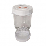 Klaasist hapukurgipurk koos kurnaga, keerake &uuml;mber, lekkekindel laia suuga disainiga toidukvaliteediga BPA-vaba &otilde;hukindel oliivi&otilde;li Kimchi liivakellakonteiner puhas