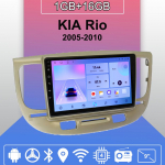 Android Carplay autoraadio KIA Rio 2005-2010 multimeediumipleieri peakomplekti stereo-GPS-i navigeerimisseade BT WIFI 2+32GB 1+16GB h&otilde;be