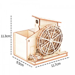 Isetegemise k&auml;sitsi valmistatud klaverimuusikakarp Loominguline pliiatsikarp muusikakarp Pusla Lauakaunistus kokkupandav m&auml;nguasi S&uuml;nnip&auml;evakink