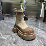 Luksuslikud Disainer Naiste Chelsea Saapad Ehtsast Nahast Pahkluusaapad Paksu Tallaga Paksu Kontsaga L&uuml;hikesed Saapad Talv S&uuml;gis Naiste Kingad 40 must