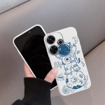 Cat Astronaut pehme silikoon&uuml;mbris Xiaomi Redmi Note 13 Pro 13C 14T Poco C65 Samsung A55 M35 A35 S24 Huawei Honor 200 iPhone Realme p&otilde;rutuskindlale &uuml;mbrisele Samsung Galaxy S9 Plus lilla