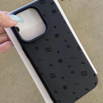 Telefoni&uuml;mbris iPhone 11 13 XR XS Max &uuml;mbrisele iPhone 12 14 15 16 Pro Max 12 Pro 15 Plus Nahast v&auml;rvitud veekindel kukkumis- ja kulumiskindel multikas iPhone 16 Pro Max valge