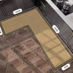 K&ouml;&ouml;givaip L-kujuline libisemiskindel p&otilde;randamatt Diatomiga muda imavad matid Kodukaunistuse vaip &Otilde;li imav imitatsioon Linased vaibad 80x120x45cm