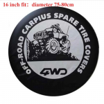 14 15 16 17 4WD 4x4 PVC Nahast tagavararatta rehvi katte kott kott Protector autorehvid 14 tolli Jeep Hummeri jaoks