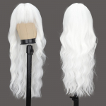 MERISIHAIR s&uuml;nteetilised pikad lainelised parukad tukkpikendustega Natural Light Blond parukas K&otilde;rge temperatuuriga kiust parukas naistele Cosplay 65cm