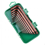9Pcs Metric Allen Wrenches Set L Type Screwdriver with Storage Box 1.5mm to 10mm for Automotive