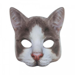 3D maskeerimispeo loom kass Halloweeni karneval pool n&auml;gu mask ilu kassi h&otilde;bedase kihiga n&auml;omaskid maskeraadi peokaunistus