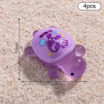 4 tk Kawaii helendavaid t&auml;htkujusid, v&auml;ikese kilpkonna kaunistused, miniatuursed kujukesed, loomingulised isetegemise kodukaunistamise aksessuaarid, kingitused