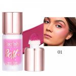 Long-lasting Water-resistant Liquid Blush Stick with a Subtle Shimmery Pearl Finish in Pink 01