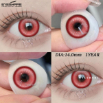 EYESHARE Colored Contact Lenses Japanese Anime COSPLAY Red Makeup Colored Lenses Halloween Purple Eye Beauty Lenses Green Makeup Contact Lenses 1 Pair